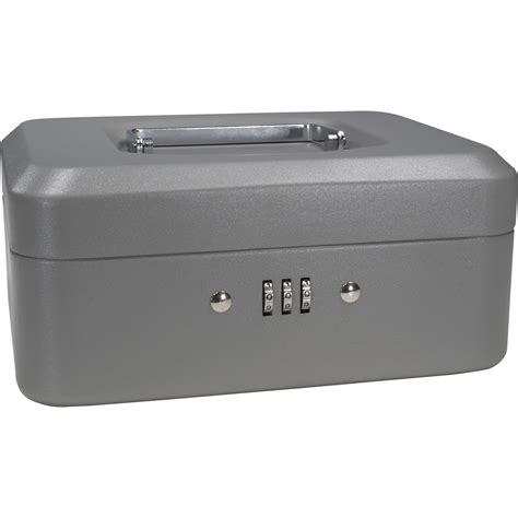 steel cash box with combination lock|money safe with combination lock.